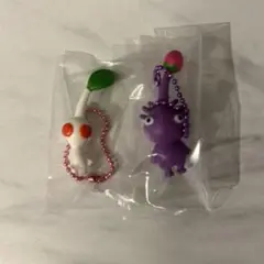 【新品】ピクミン 白 紫 ストラップ