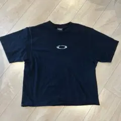 90s Oakley old 短丈 Tシャツ ヴィンテージ y2k センターロゴ