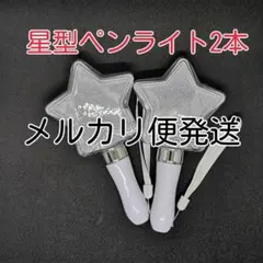 「星型」コンサートライト2個、ペンライト☆彡