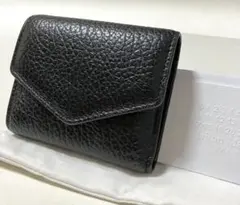 【シンプルデザイン】メゾンマルジェラ レザー 4ステッチ 三つ折り財布