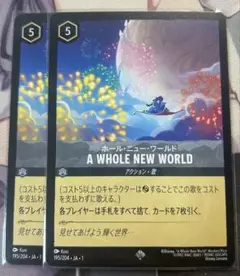 ロルカナ ホールニューワールド 2枚