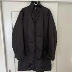 プラダ ナイロン ロング ダウンコート サイズ46 黒 PRADA アウター