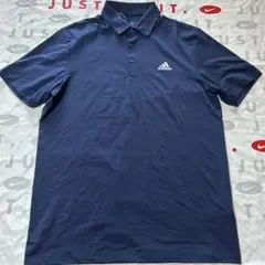 新品 アディダス adidas メンズ半袖ポロシャツ O 紺