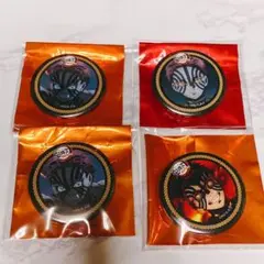 鬼滅の刃　猗窩座　無限列車　ミニ缶バッジ　4点