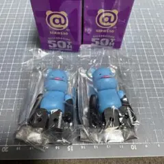 開封済み未使用　ベアブリック シリーズ50 シークレットびわ湖くん2体セット