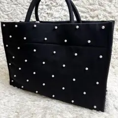 ツルバイマリコオイカワ　トートバッグ　Eugenie パール　フォーマル　ハンド