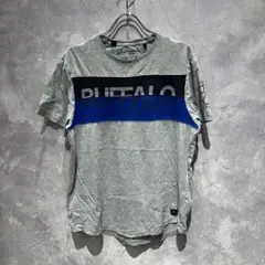 【送料無料】 USA 古着 BUFFALO 1972 プリントTシャツ グレー