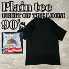 90s FRUIT OF THE LOOM Plain tee USA