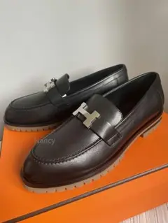 エルメス Faubourg ローファー 38