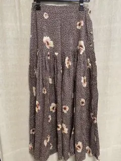 H&M ペイズリーフラワーロングスカート 新品未着用 美品