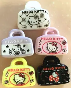 キャラクター　穴ありデコパーツ　5個セット