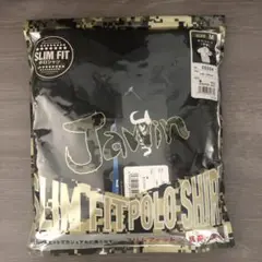 新品☆Jawin スリムフィットポロシャツ M ブラック 作業服