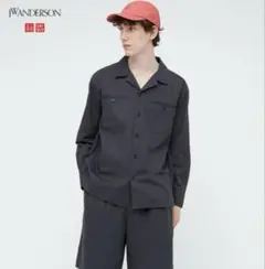 UNIQLO×JWアンダーソンコラボ　ツイルオーバーサイズワークシャツ L