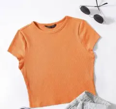 ミニティー トップス オレンジ