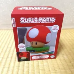 スーパーマリオ　キノコ　新品未使用　目覚まし時計　置き時計