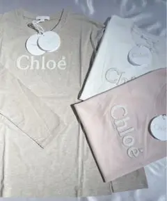 Chloe クロエ ロゴ ロングTシャツ