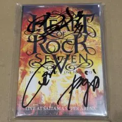 HEART OF ROCK SEVEN サイン入りDVD