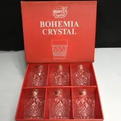 BOHEMIA CRYSTAL ロックグラス　ウィスキー　240ml レトロ