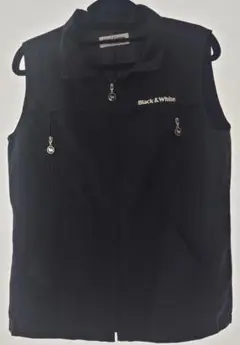 [美品]ブラック&ホワイトSPORT　ゴルフベスト