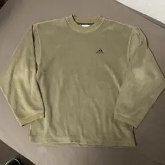 adidas アディダス　フリースプルオーバー　スウェット　秋服　メンズ　古着