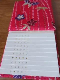 花柄ちりめんの住所録