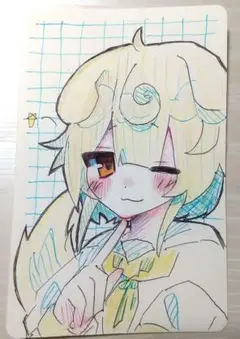 手描き　オリジナル　アナログ　イラスト
