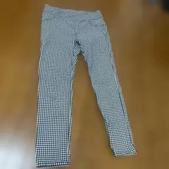 ギンガムチェック　パンツ　サイズLL