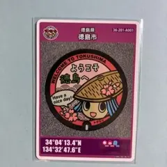 徳島市 マンホールカード トクシィ 2025年