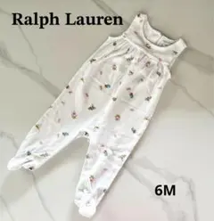 【Ralph Lauren】ラルフローレン ロンパース 足付き 6M ベビー服