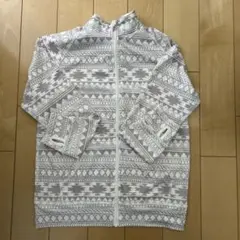 ジッパー付き幾何学模様ラッシュガード 150