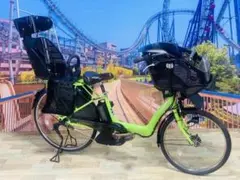 ❹4397 子供乗せ電動自転車YAMAHA3人乗り26インチ良好バッテリー