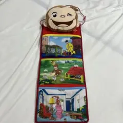 おさるのジョージぬいぐるみ付き収納袋