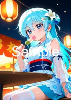 A4サイズアートポスター 1点もの 美女ポスター最高品質 E-K-６２