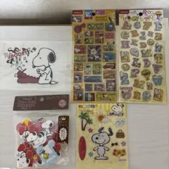 スヌーピー デコシールセット 複数枚