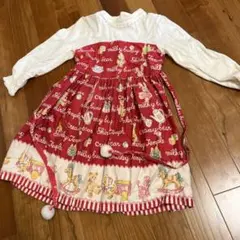 おもちゃ柄　シャーリーテンプル　ワンピース110