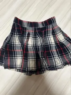 GAP KIDS チェック柄プリーツスカート XS