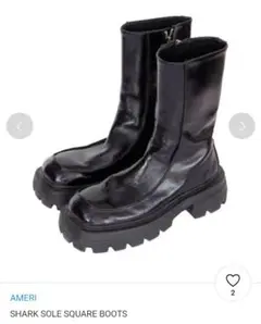AMERI SHARK SOLE SQUARE BOOTS