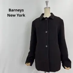 高級 上品 日本製 バーニーズニューヨーク ジャケット ダークブラウン