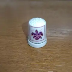 花柄陶器シンブル