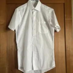 美品◯オリヒカ◯ホワイト 半袖ドレスシャツ 胸ポケット付き