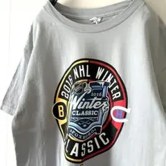 アルスタイル NHL ウィンター クラシック Tシャツ グレー 灰色 古着