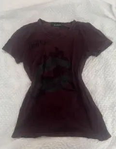 y2k グランジ archive 赤　Tシャツ