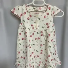 （美品）新品 さくらんぼ柄ワンピース