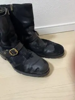 ジミーチュウ レザーエンジニアブーツ ミドルブーツ メンズ 秋ブーツ