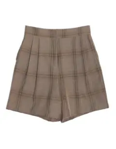 Milky check half パンツ