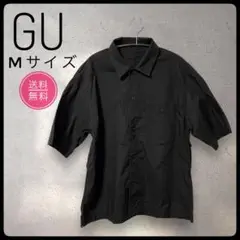 【GU】ブラック 半袖シャツ Mサイズ ジーユー