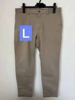ベージュ チノパン メンズ　Ｌ