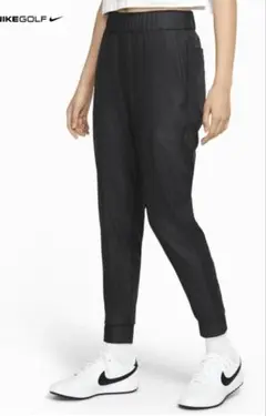ナイキ ゴルフ パンツ DRI-FIT ブラック 千鳥格子 チェック サイズL