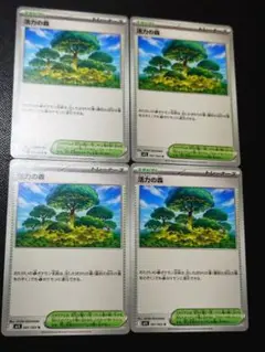 ポケモンカード 活力の森 4枚セット
