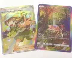 ポケポケ ミュウex 虹枠 かけだし調査員 ポケモンカード レアカード 2枚